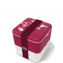 Monbento Bento Square FR, Graphic Magnolia Lunchbox