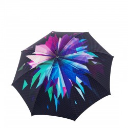 Doppler Elegance Boheme Starlight luksusowy parasol damski z abstrakcyjnym nadrukiem