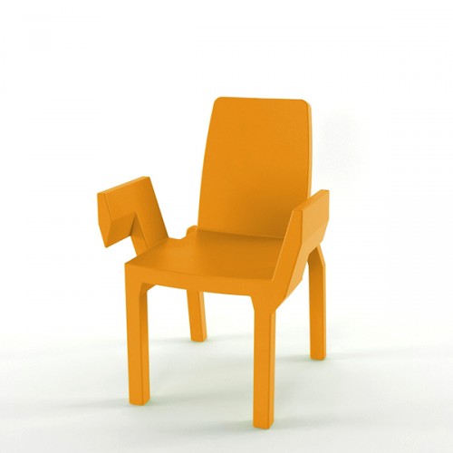 Slide Doublix krzeso, kolor pomaraczowy