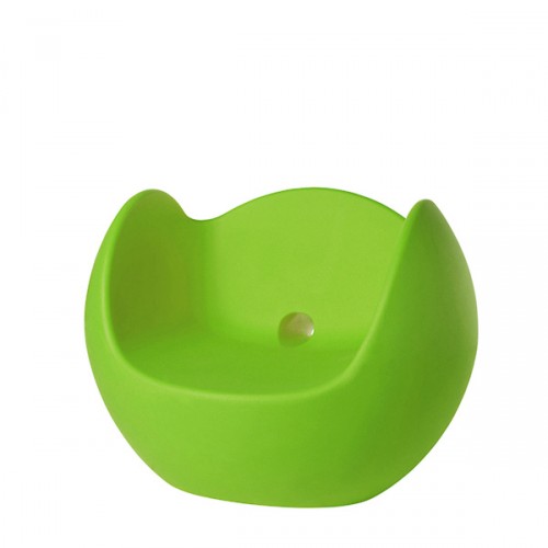 Slide Blos fotel w kolorze zielonym