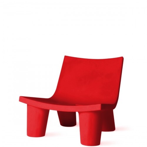 Slide Low Lita krzeso w kolorze czerwonym