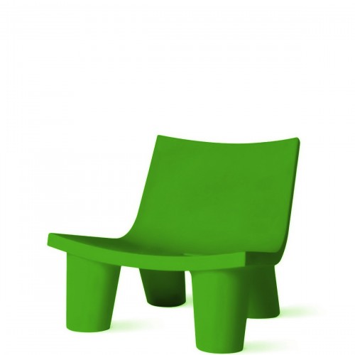 Slide Low Lita krzeso w kolorze zielonym