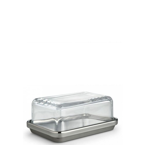 Alessi Alessi Maselniczka stalowa ze szklan pokrywk