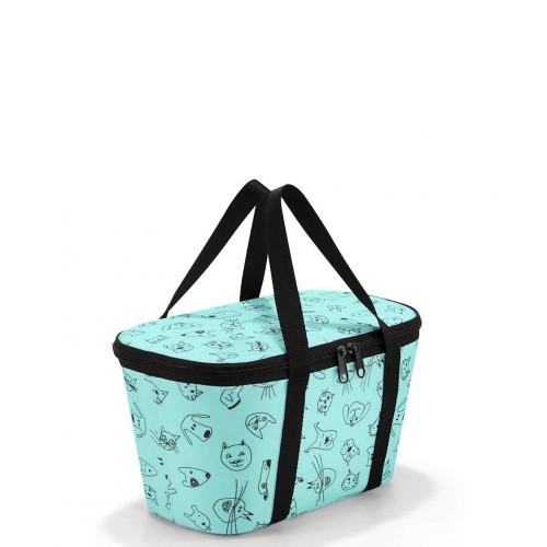 Reisenthel Coolerbag torba termiczna, kids cats and dogs mint