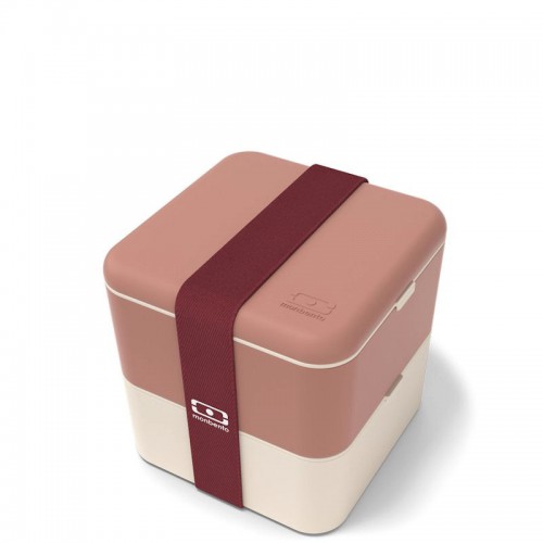 Monbento Bento Square FR, Pink Moka Lunchbox