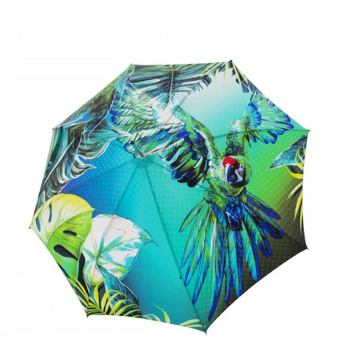 Doppler Elegance Boheme Pappagallo luksusowy parasol damski z nadrukiem