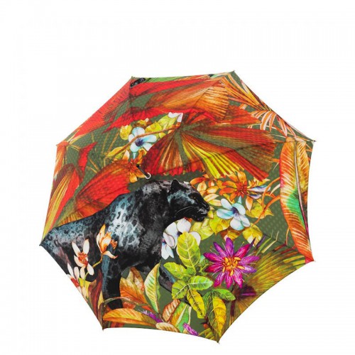 Doppler Elegance Boheme Animale luksusowy parasol damski z nadrukiem