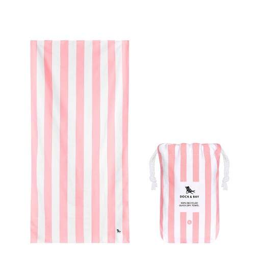 Dock & Bay Malibu Pink L Rcznik plaowy, szybkoschncy