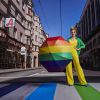 Doppler Pride rainbow parasol dugi z trzonkiem zdjcie dodatkowe 4